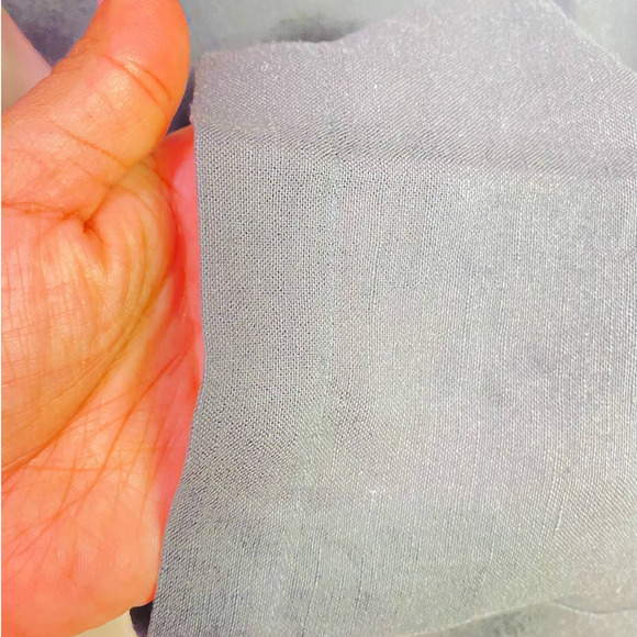 VTG Black Eileen Fisher Linen Blend Trousers Small USA Made With Italian Fabrics - Picture 4 of 8